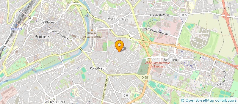 localisation de l'entreprise MADAME GERALDINE SADLER  POITIERS