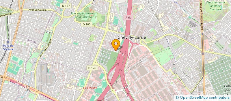 localisation de l'entreprise MADAME GERALDINE SAP  CHEVILLY-LARUE