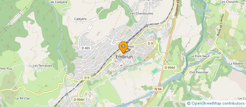 localisation de l'entreprise MADAME GERALDINE SARTON  EMBRUN