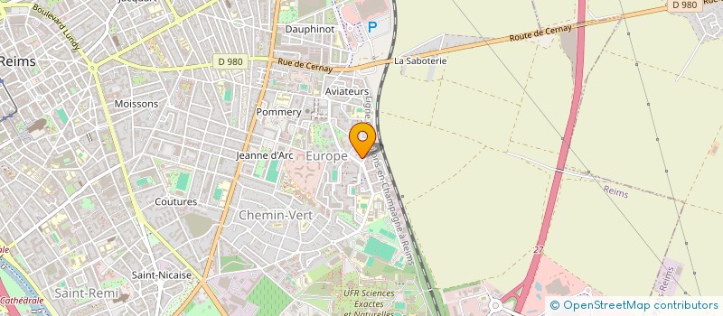 localisation de l'entreprise MADAME GERALDINE SAVETIER  REIMS