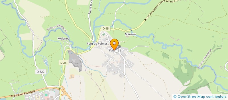 localisation de l'entreprise MADAME GERALDINE SCHLECHT  PALMAS D'AVEYRON