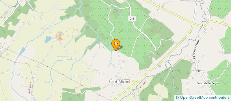 localisation de l'entreprise MADAME GERALDINE SCOTT  SAINT-MICHEL