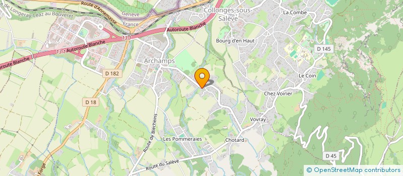 localisation de l'entreprise MADAME GERALDINE SECRET  ARCHAMPS