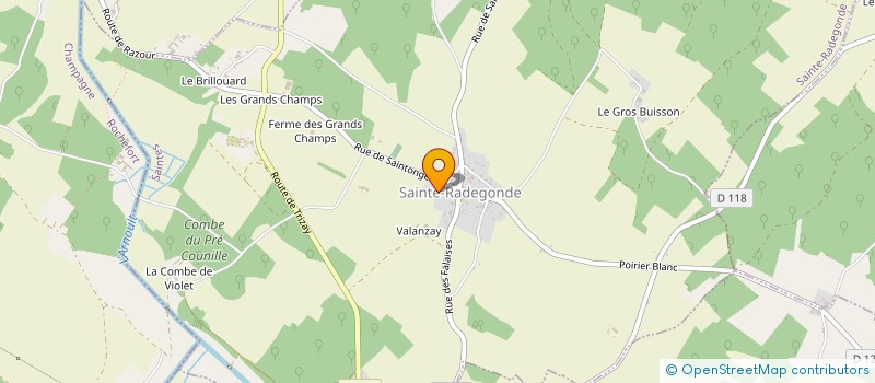 localisation de l'entreprise MADAME GERALDINE SEGUIN à SAINTE-RADEGONDE