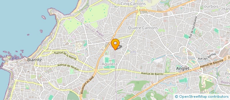 localisation de l'entreprise MADAME GERALDINE SEINTURIER  ANGLET