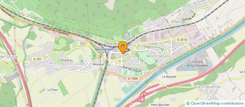 localisation de l'entreprise MADAME GERALDINE SENECHAL à MONTMELIAN