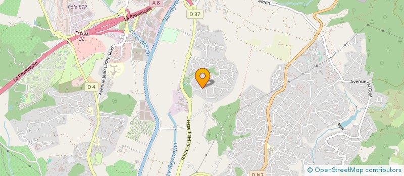 localisation de l'entreprise MADAME GERALDINE SEVERIN à FREJUS