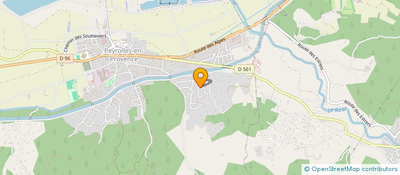 localisation de l'entreprise MADAME GERALDINE SEVRIN  PEYROLLES-EN-PROVENCE