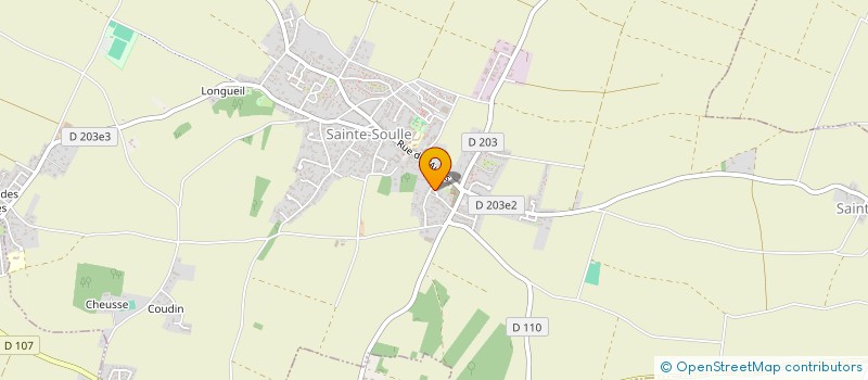 localisation de l'entreprise MADAME GERALDINE SILVA  SAINTE-SOULLE