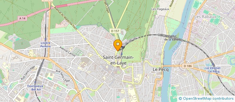 localisation de l'entreprise MADAME GERALDINE SIMON  SAINT-GERMAIN-EN-LAYE