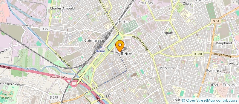 localisation de l'entreprise MADAME GERALDINE SIRI  REIMS