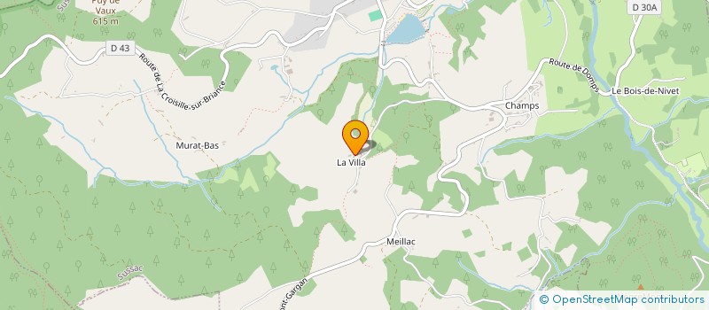 localisation de l'entreprise MADAME GERALDINE SMYTH à LA CROISILLE-SUR-BRIANCE