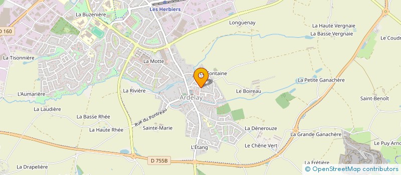 localisation de l'entreprise MADAME GERALDINE SORIN à LES HERBIERS