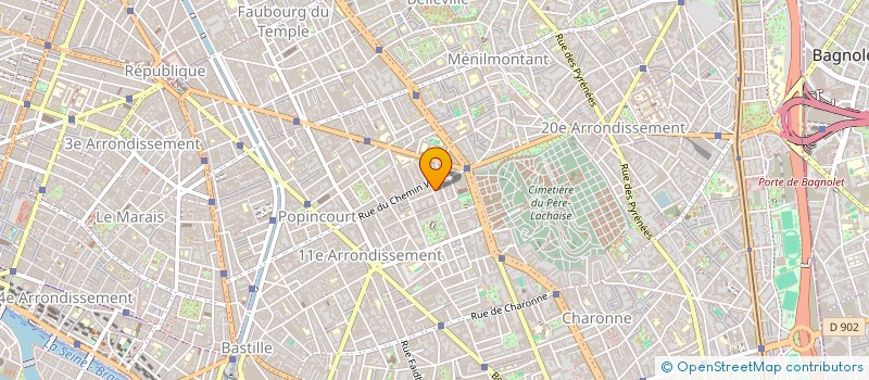 localisation de l'entreprise MADAME GERALDINE SOUFFLET  PARIS