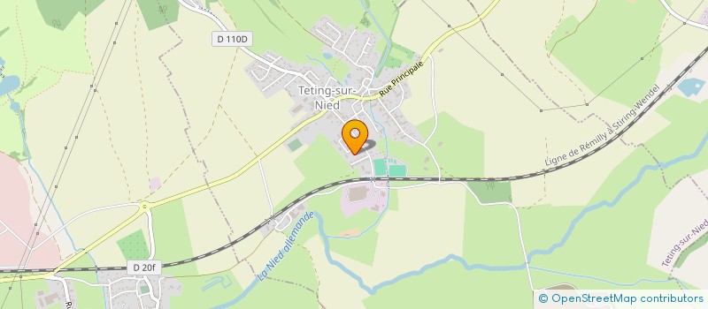 localisation de l'entreprise MADAME GERALDINE SOUTY  TETING-SUR-NIED