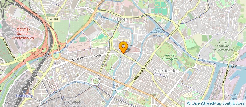 localisation de l'entreprise MADAME GERALDINE SPRINGINSFELD à STRASBOURG