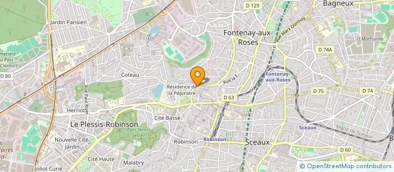localisation de l'entreprise MADAME GERALDINE STIVET à LE PLESSIS-ROBINSON