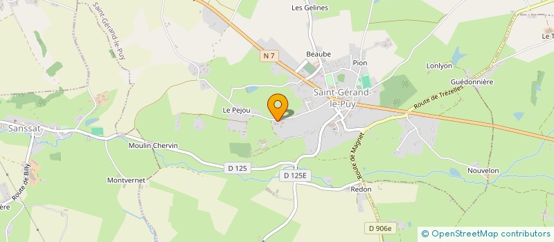 localisation de l'entreprise MADAME GERALDINE TEBOUL  SAINT-GERAND-LE-PUY