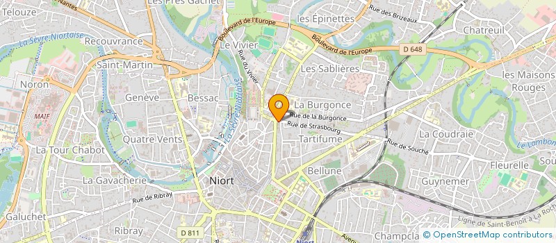 localisation de l'entreprise MADAME GERALDINE THIBAULT à NIORT