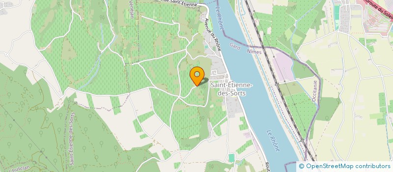 localisation de l'entreprise MADAME GERALDINE THIBON  SAINT-ETIENNE-DES-SORTS