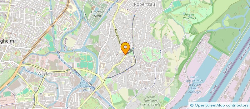 localisation de l'entreprise MADAME GERALDINE TIRELLI à STRASBOURG