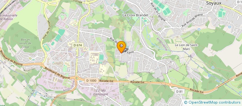 localisation de l'entreprise MADAME GERALDINE TOTY à ANGOULEME