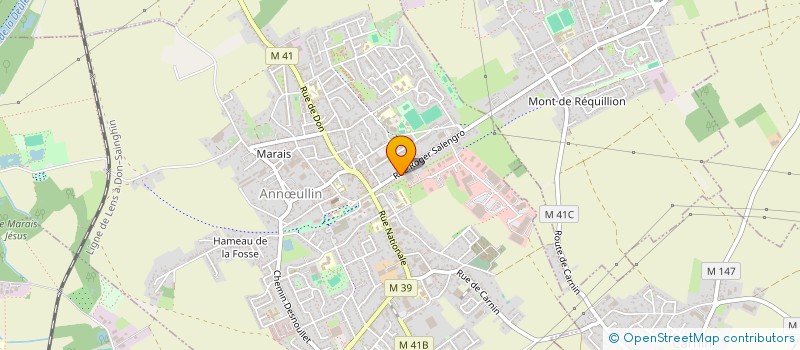 localisation de l'entreprise MADAME GERALDINE TOURSEL  ANNULLIN