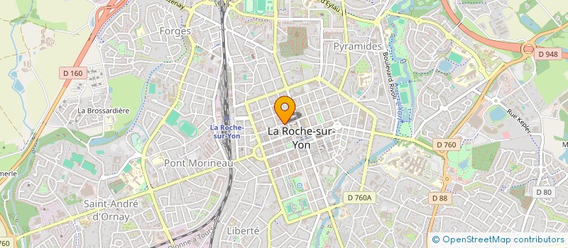 localisation de l'entreprise MADAME GERALDINE TOUZEAU à LA ROCHE-SUR-YON