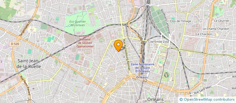 localisation de l'entreprise MADAME GERALDINE TRICOIT à ORLEANS
