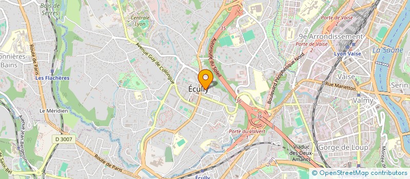 localisation de l'entreprise MADAME GERALDINE TUFFERY  ECULLY