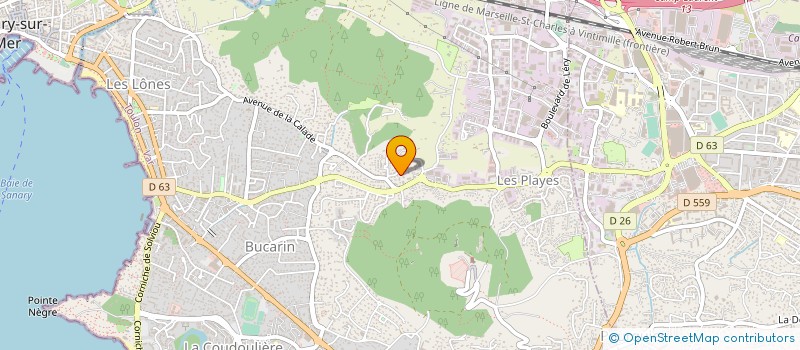 localisation de l'entreprise MADAME GERALDINE UGINET à SIX-FOURS-LES-PLAGES