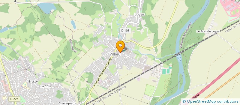 localisation de l'entreprise MADAME GERALDINE VARIN  VILLIEU-LOYES-MOLLON