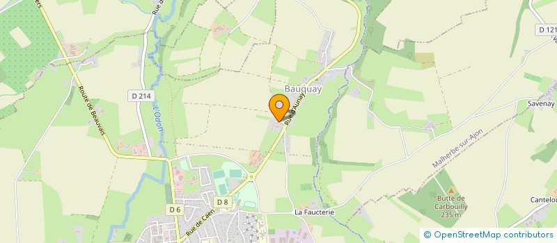 localisation de l'entreprise MADAME GERALDINE VAUDOIT  LES MONTS D'AUNAY