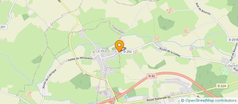 localisation de l'entreprise MADAME GERALDINE VERLIE  COLEMBERT