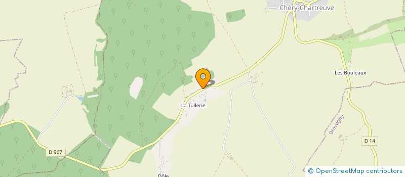 localisation de l'entreprise MADAME GERALDINE VERNOINE à CHERY-CHARTREUVE