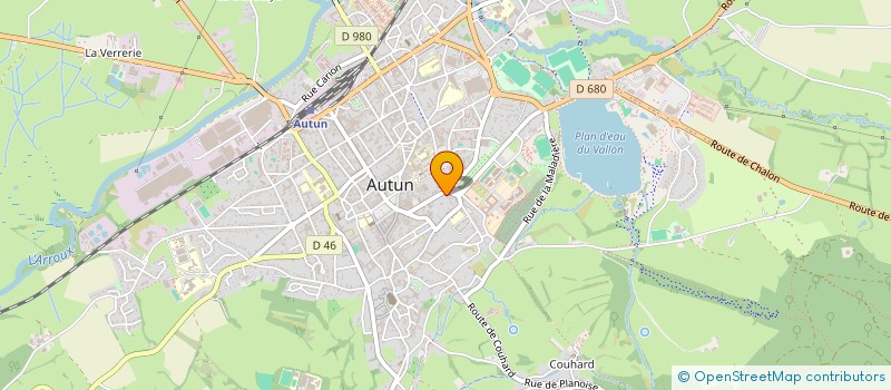 localisation de l'entreprise MADAME GERALDINE VOILLOT  AUTUN