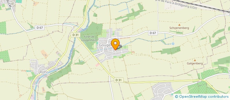 localisation de l'entreprise MADAME GERALDINE VOLTZ  GOUGENHEIM