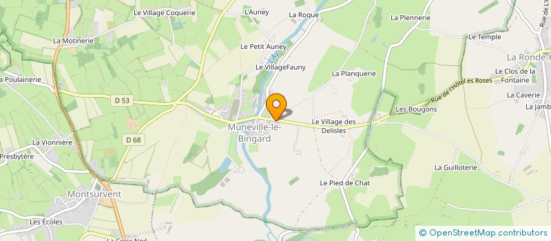 localisation de l'entreprise MADAME GERALDINE VUILLEMOT  MUNEVILLE-LE-BINGARD