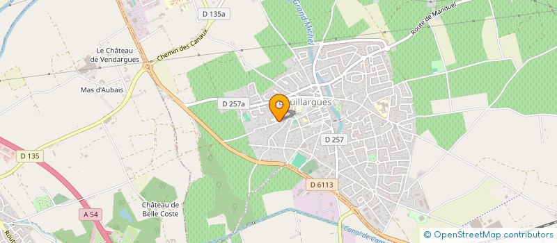 localisation de l'entreprise MADAME GERALDINE WATIER  BOUILLARGUES