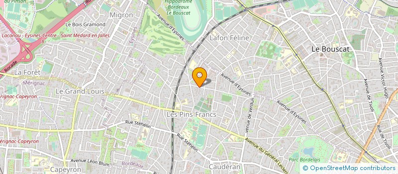 localisation de l'entreprise MADAME GERALDINE WILLEMIN  BORDEAUX