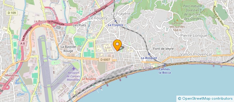 localisation de l'entreprise MADAME GERALDINE ZINK à CANNES