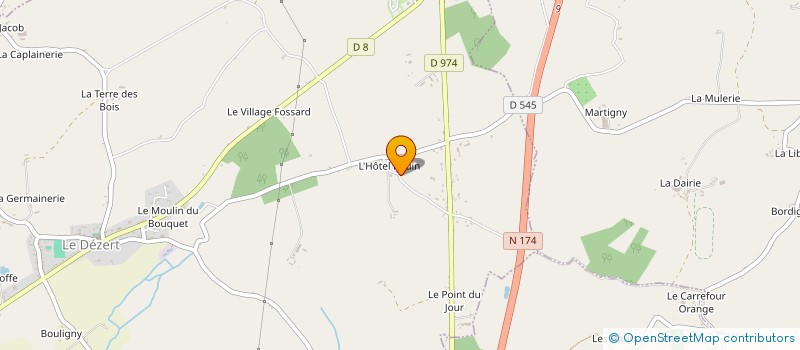 localisation de l'entreprise MADAME GERARD DUCLOUET  LE DEZERT