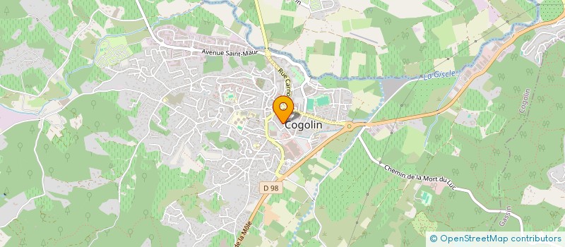 localisation de l'entreprise MADAME GERGANA MILEVA à COGOLIN