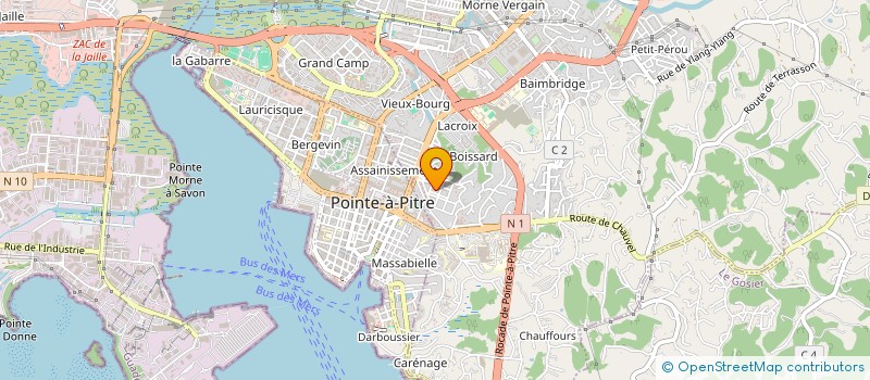 localisation de l'entreprise MADAME GERLIE CLEMENT à LES ABYMES