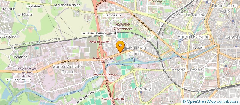localisation de l'entreprise MADAME GERLIE MBOUMBA KOUMBA à RENNES