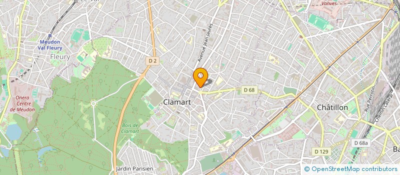 localisation de l'entreprise MADAME GERMA AUBERLINDER  CLAMART