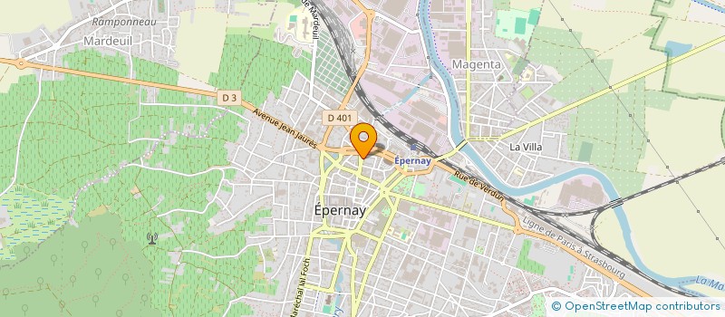 localisation de l'entreprise MADAME GERMAI GALATAUD à EPERNAY