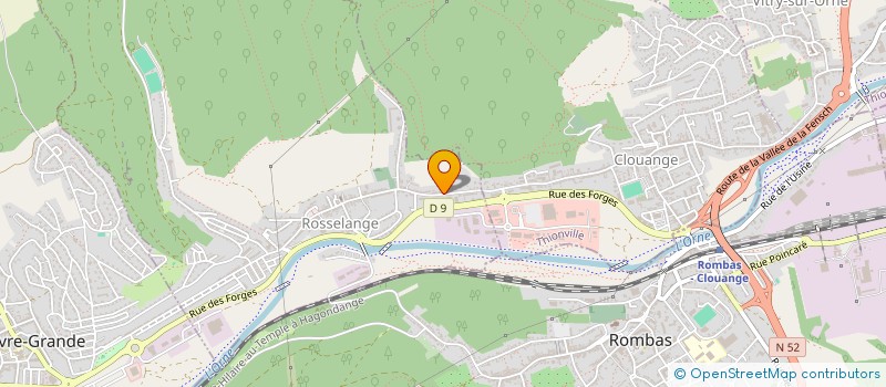 localisation de l'entreprise MADAME GERMAIN ERYNE  ROSSELANGE