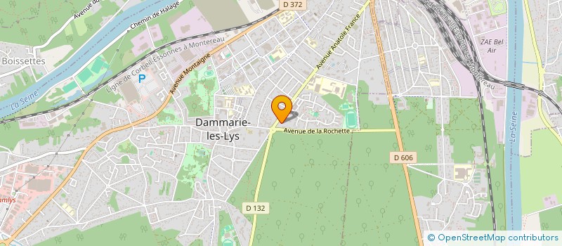 localisation de l'entreprise MADAME GERMAINE AHO à DAMMARIE-LES-LYS