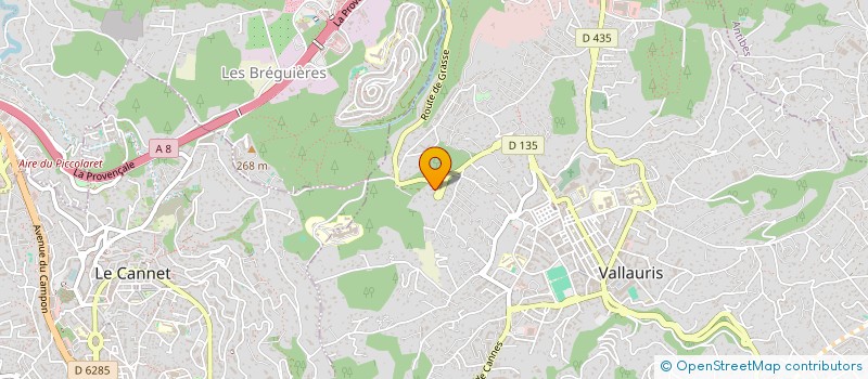 localisation de l'entreprise MADAME GERMAINE ARMBRUST à VALLAURIS